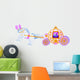 Fairytale Pink Carriage Wall Decal