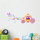 Fairytale Pink Carriage Wall Decal