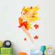 Autumn fairy Wall Decal