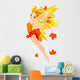 Autumn fairy Wall Decal