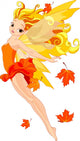 Autumn fairy Wall Decal