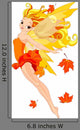 Autumn fairy Wall Decal