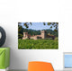 Napa Valley vineyard and castle Wall Mural