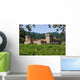 Napa Valley vineyard and castle Wall Mural