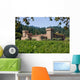 Napa Valley vineyard and castle Wall Mural