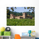 Napa Valley vineyard and castle Wall Mural