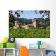 Napa Valley vineyard and castle Wall Mural