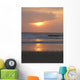 sun behind the clouds at montanita/south america Wall Mural