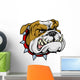 Mean bulldog mascot illustration Wall Decal