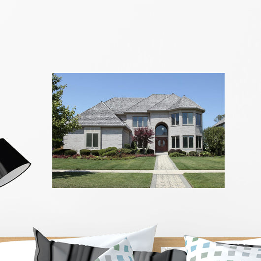 Suburban Home with Arched