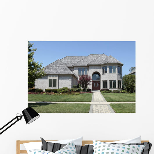 Suburban Home with Arched