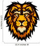 Lion Head Graphic Mascot Logo Wall Mural