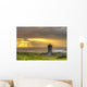Doonagore castle at sunset in Ireland. Wall Mural
