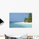 Tropical Resort Island Beach Wall Decal