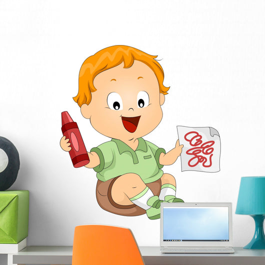 Toddler Doodles Wall Decal