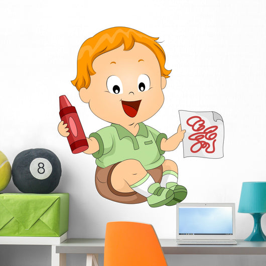 Toddler Doodles Wall Decal