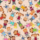 Boys and Girls Seamless Wall Decal