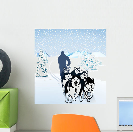 Huskies Wall Decal
