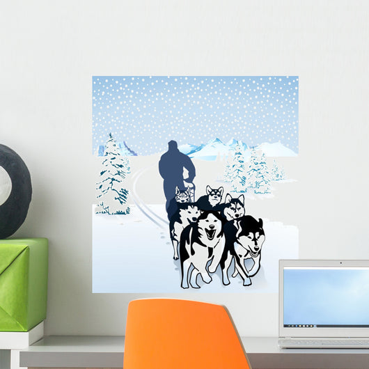 Huskies Wall Decal
