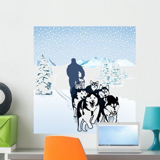 Huskies Wall Decal