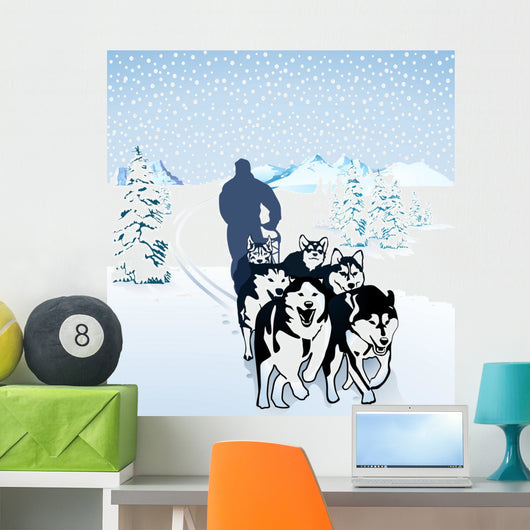 Huskies Wall Decal