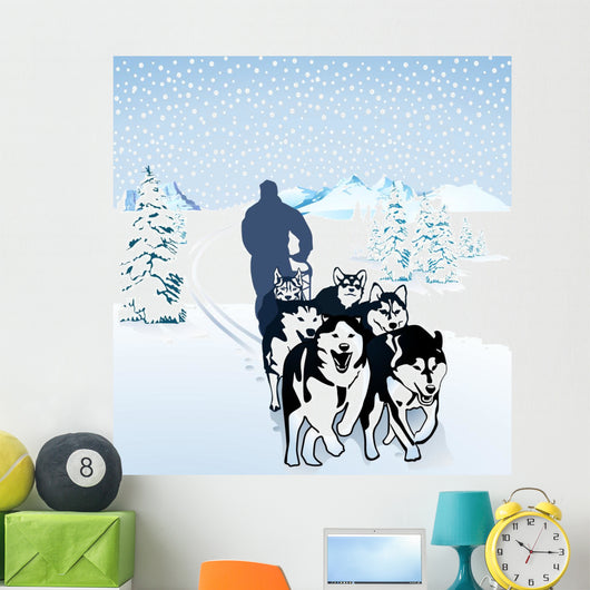 Huskies Wall Decal