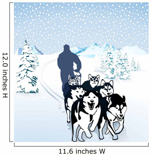 Huskies Wall Decal