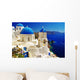 beautiful Santorini view of caldera with churches Wall Mural