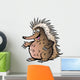 Hand-Drawn Vector Illustration of an Echidna Wall Decal