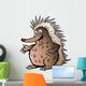 Hand-Drawn Vector Illustration of an Echidna Wall Decal