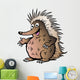Hand-Drawn Vector Illustration of an Echidna Wall Decal