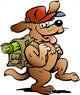 Hand-drawn Vector N Traveling