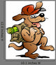 Hand-drawn Vector N Traveling