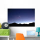 Mountains Night Wall Decal