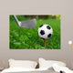 Soccer Ball Golf Tee Wall Decal
