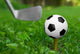 Soccer Ball Golf Tee Wall Decal