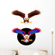 american eagle vector illustration Wall Decal