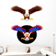 american eagle vector illustration Wall Decal