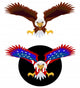 american eagle vector illustration Wall Decal