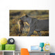 Lioness with Prey Wall Mural
