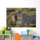 Lioness with Prey Wall Mural