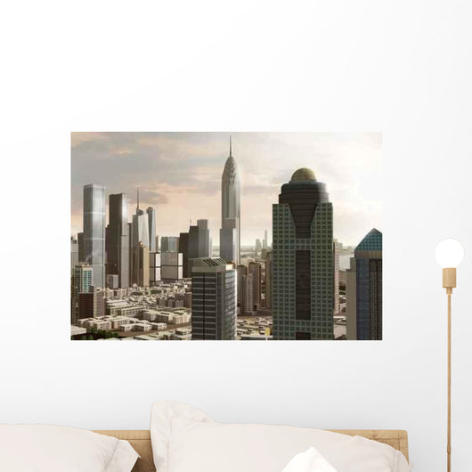 Imaginary City 54 Wall Decal