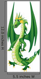 Cartoon Green Dragon