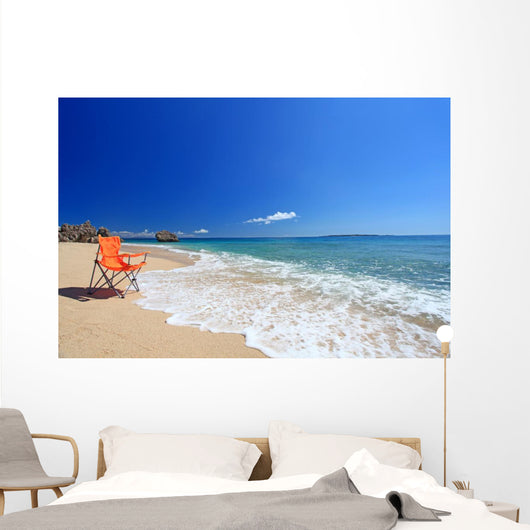 Beach Chairs Were Placed