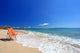 Beach Chairs Were Placed