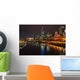 Melbourne City Night Wall Decal