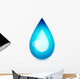 Vector Water Drop Concept Wall Decal