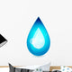 Vector Water Drop Concept Wall Decal