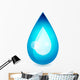 Vector Water Drop Concept Wall Decal