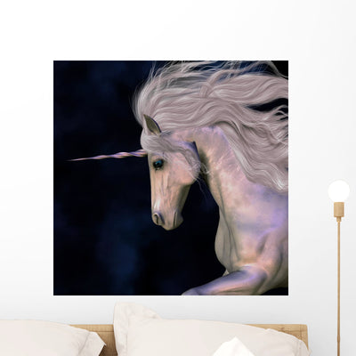 Stallion Wall Mural shown on a wall
